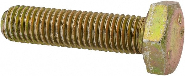 Made in North America BH025F100N Hex Head Cap Screw: 1/4-28 x 1", Grade 8 Steel, Zinc-Plated Image