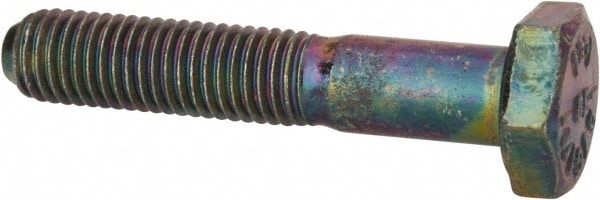 Made in North America BH025F138N Hex Head Cap Screw: 1/4-28 x 1-3/8", Grade 8 Steel, Zinc-Plated Image