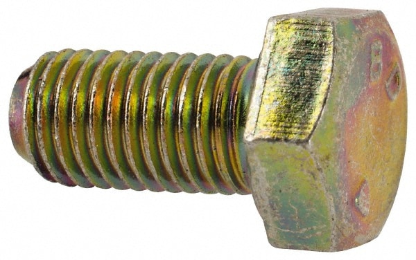 Made in North America BH031F063N Hex Head Cap Screw: 5/16-24 x 5/8", Grade 8 Steel, Zinc-Plated 