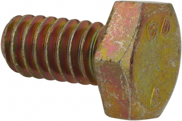 Made in North America BH025C050N Hex Head Cap Screw: 1/4-20 x 1/2", Grade 8 Steel, Zinc-Plated 