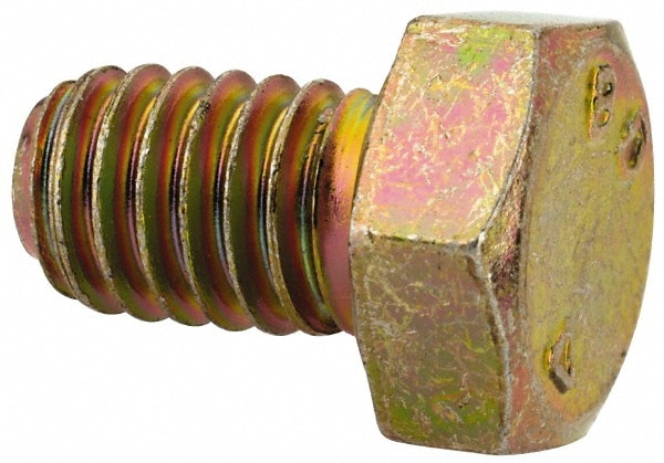 Made in North America BH031C050N Hex Head Cap Screw: 5/16-18 x 1/2", Grade 8 Steel, Zinc-Plated 