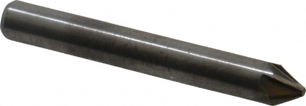 M.A. Ford. 78025001 1/4" Head Diam, 1/4" Shank Diam, 6 Flute 60° Solid Carbide Countersink Image