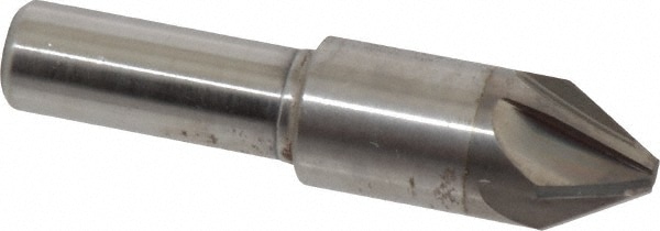 M.A. Ford. 78050001 1/2" Head Diam, 3/8" Shank Diam, 6 Flute 60° Solid Carbide Countersink Image