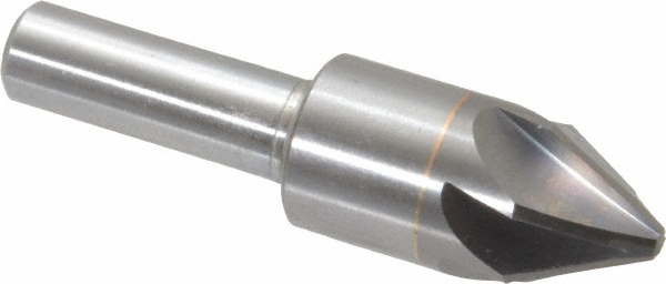 M.A. Ford. 78062501 5/8" Head Diam, 3/8" Shank Diam, 6 Flute 60&deg; Solid Carbide Countersink Image