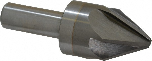 M.A. Ford. 78100001 1" Head Diam, 1/2" Shank Diam, 6 Flute 60° Solid Carbide Countersink Image