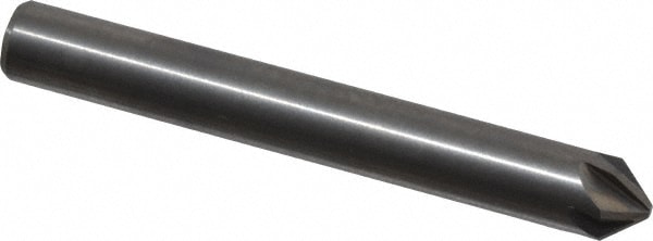 M.A. Ford. 78025002 1/4" Head Diam, 1/4" Shank Diam, 6 Flute 82° Solid Carbide Countersink Image