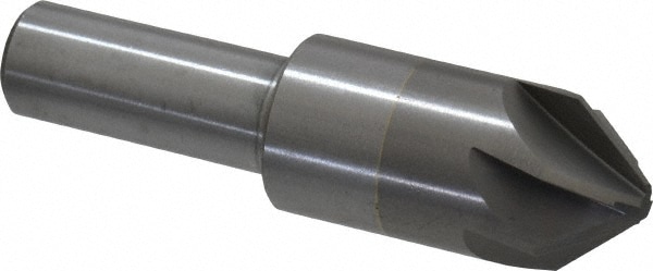 M.A. Ford. 78075002 3/4" Head Diam, 1/2" Shank Diam, 6 Flute 82° Solid Carbide Countersink Image