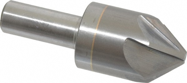 M.A. Ford. 78100002 1" Head Diam, 1/2" Shank Diam, 6 Flute 82° Solid Carbide Countersink Image