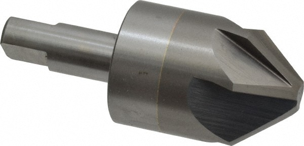 M.A. Ford. 78125002 1-1/4" Head Diam, 1/2" Shank Diam, 6 Flute 82° Solid Carbide Countersink Image