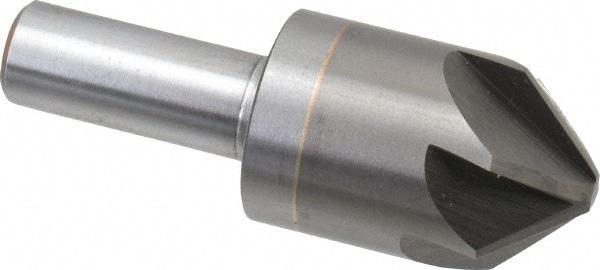 M.A. Ford. 78100003 1" Head Diam, 1/2" Shank Diam, 6 Flute 90° Solid Carbide Countersink Image