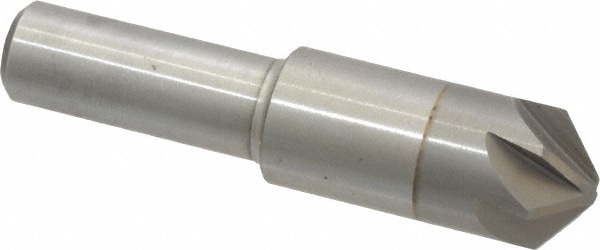 M.A. Ford. 78050004 1/2" Head Diam, 3/8" Shank Diam, 6 Flute 100° Solid Carbide Countersink Image