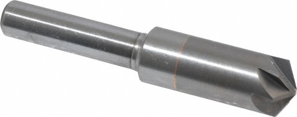 M.A. Ford. 78037506 3/8" Head Diam, 1/4" Shank Diam, 6 Flute 120&deg; Solid Carbide Countersink Image