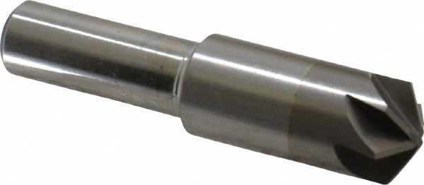 M.A. Ford. 78050006 1/2" Head Diam, 3/8" Shank Diam, 6 Flute 120° Solid Carbide Countersink Image