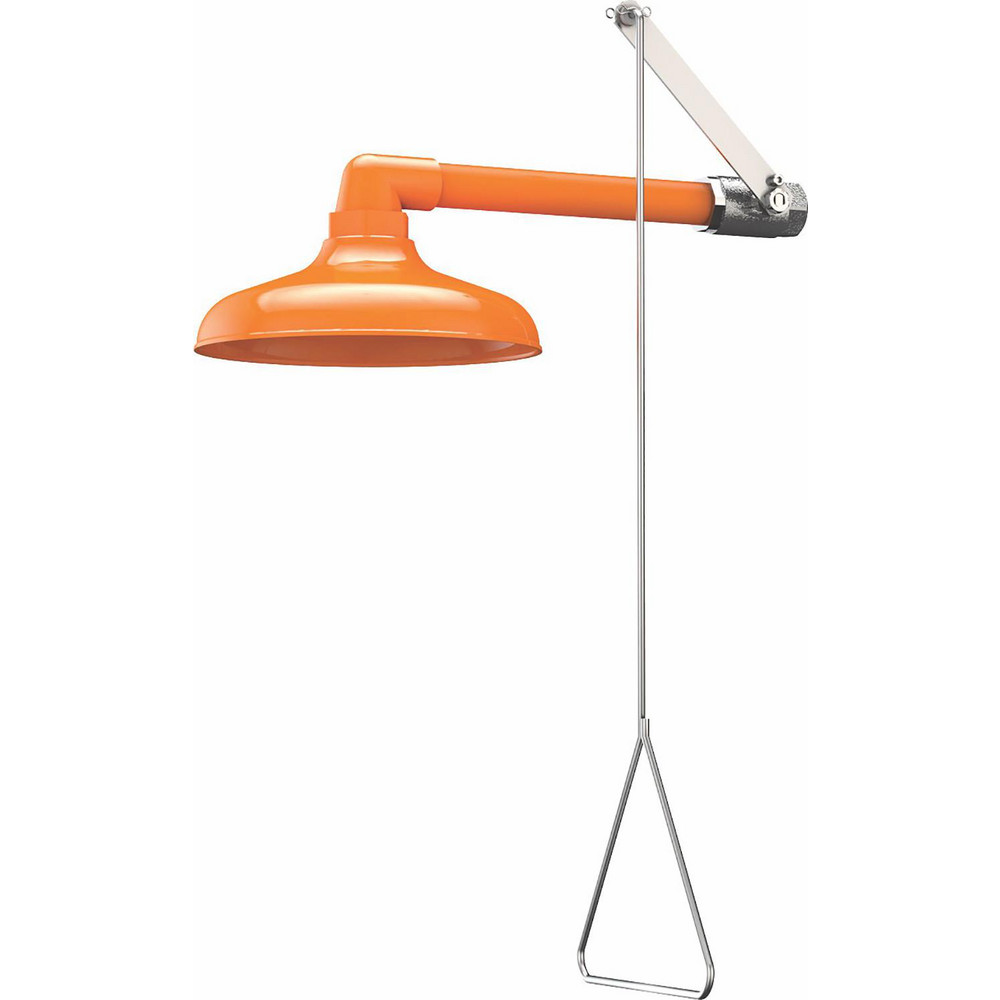 Instock Plumbed Drench Showers; Mount Type Wall; Shower Head Material Stainless Steel