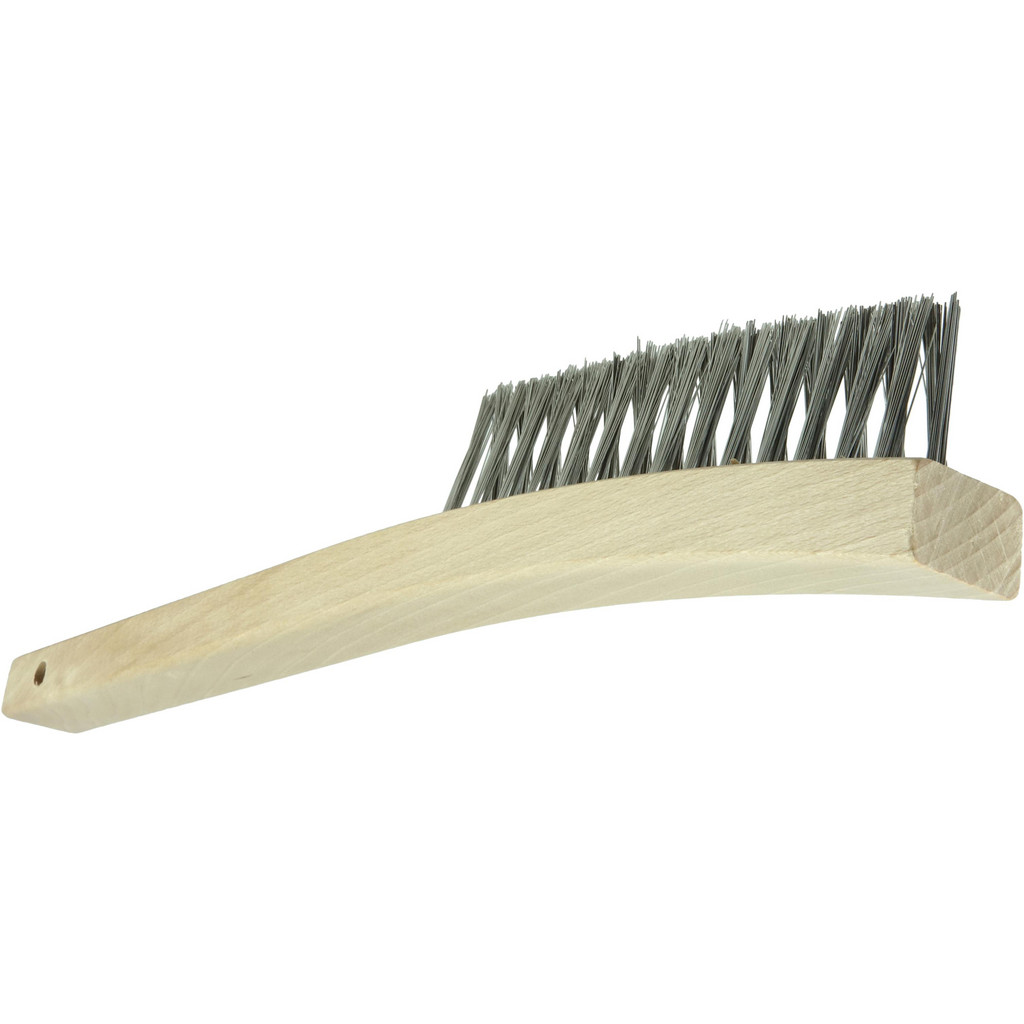 Weiler - Scratch Brush: 3 Row, 14 Column, Stainless Steel | MSC Direct