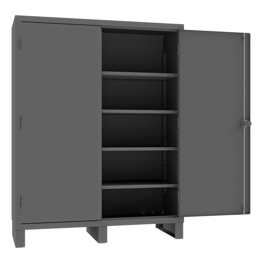 Durham 3704-4S-95 Locking Steel Storage Cabinet: 60" Wide, 24" Deep, 78" High 