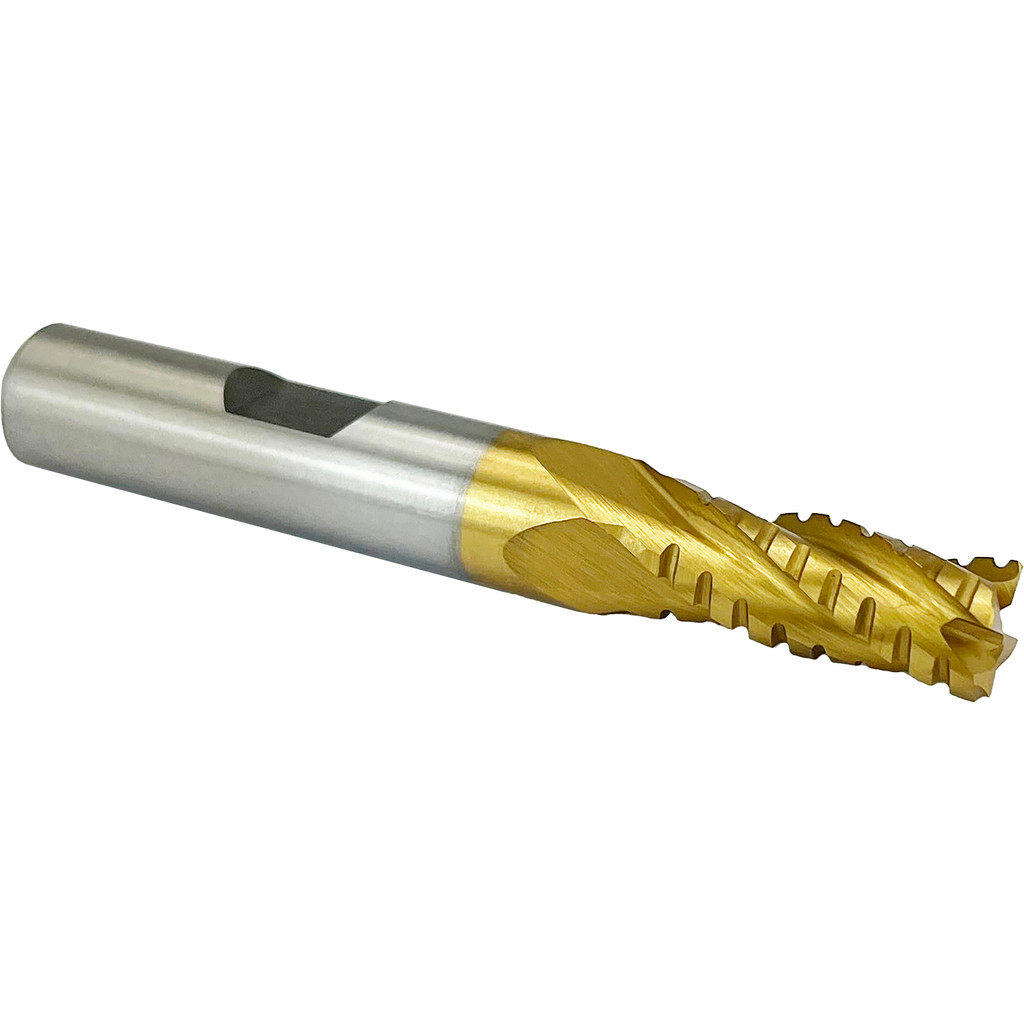 Mill Finish Rake Hertel - Roughing & Finishing End Mill: 5/16