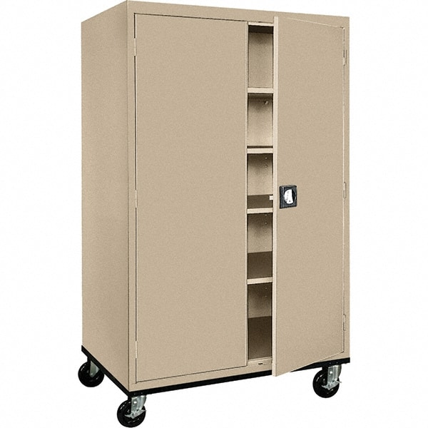 5 Shelf Mobile Storage Cabinet, Sandusky Lee Cabinets