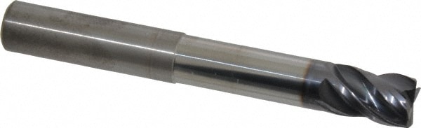 Kennametal 4068220 Corner Radius End Mill: 1/2" Dia, 5/8" LOC, 0.03" Radius, Solid Carbide Image