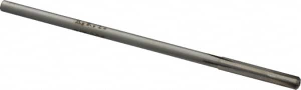 Made in USA 240006 Chucking Reamer: 3/16" Dia, 4-1/2" OAL, 1-1/8" Flute Length, Straight Shank, Solid Carbide 