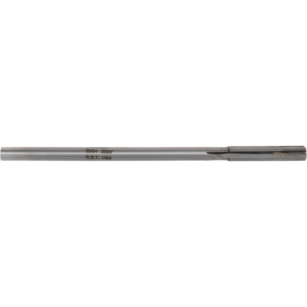 Made in USA 24003594 Chucking Reamer: 23/64" Dia, 7" OAL, 1-3/4" Flute Length, Straight Shank, Solid Carbide Image
