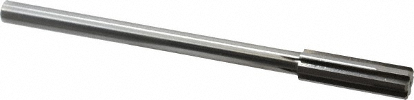 Made in USA 240019 Chucking Reamer: 19/32" Dia, 8" OAL, 2" Flute Length, Straight Shank, Solid Carbide Image