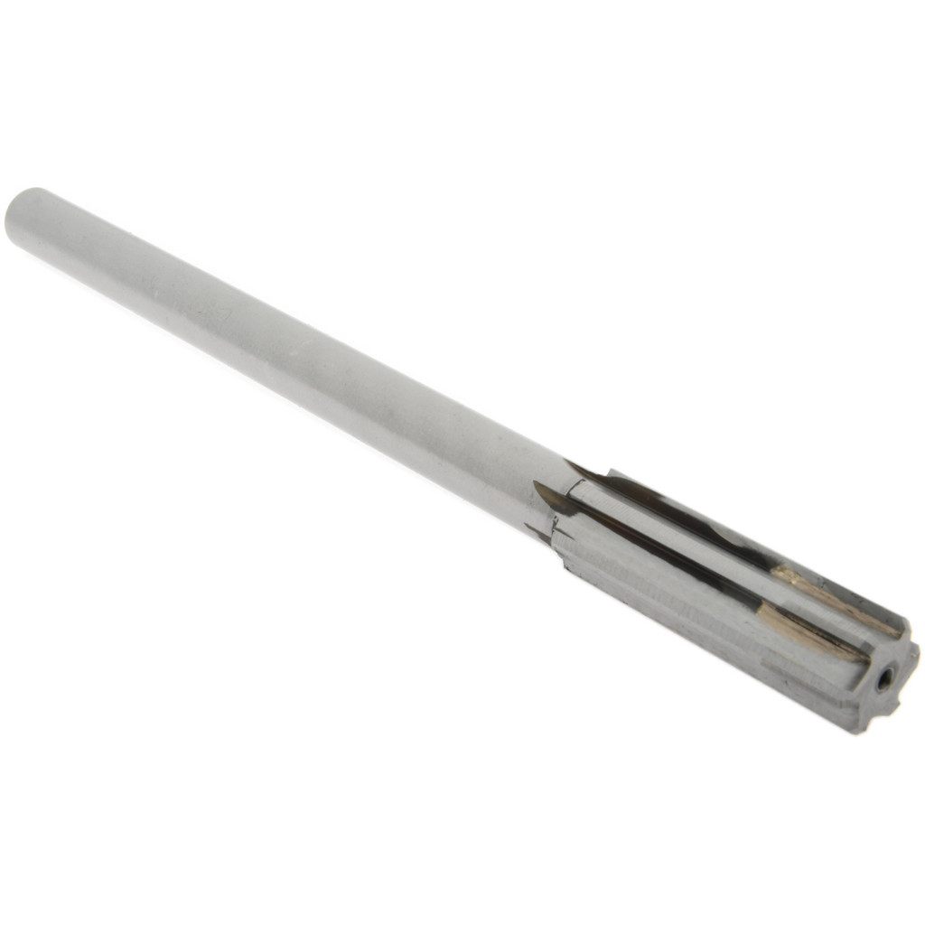 Made in USA 24007031 Chucking Reamer: 45/64" Dia, 9" OAL, 2-1/4" Flute Length, Straight Shank, Solid Carbide Image