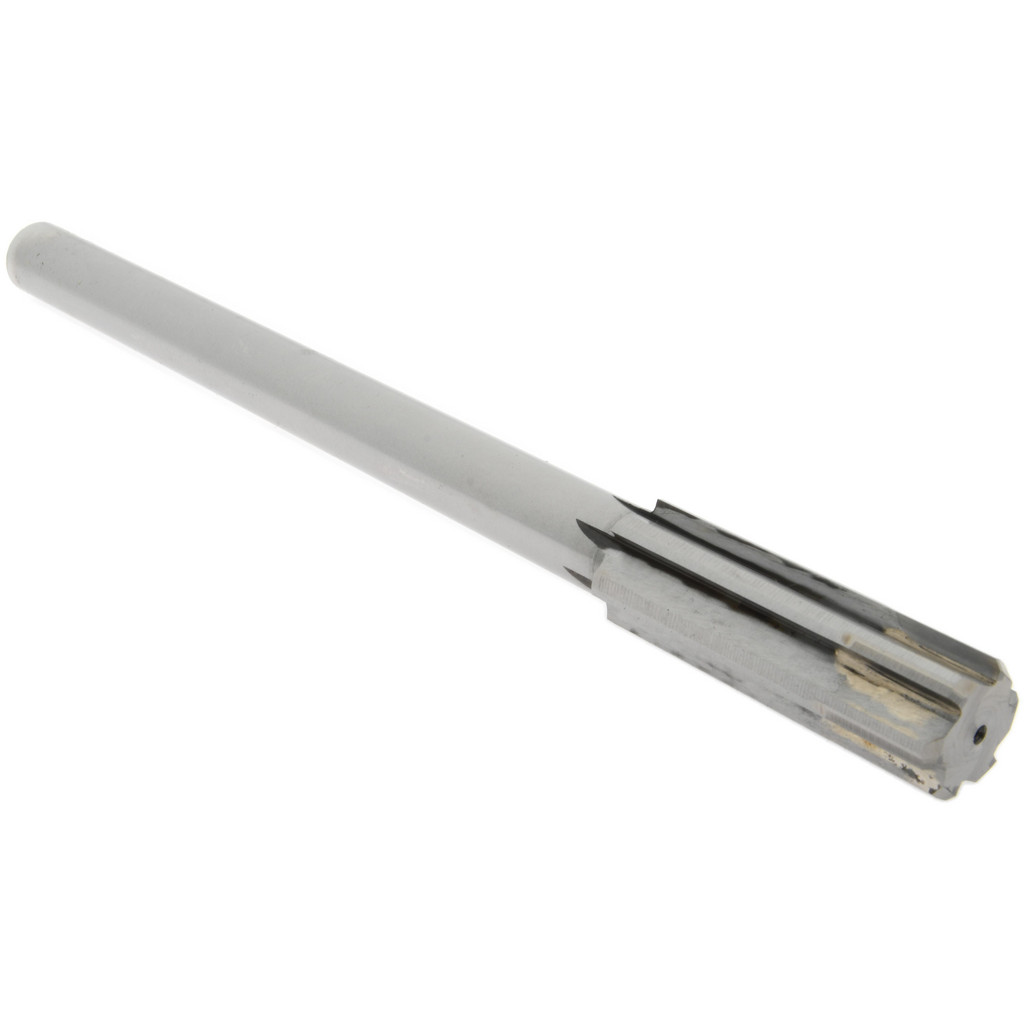 Made in USA 240023 Chucking Reamer: 23/32" Dia, 9" OAL, 2-1/4" Flute Length, Straight Shank, Solid Carbide Image