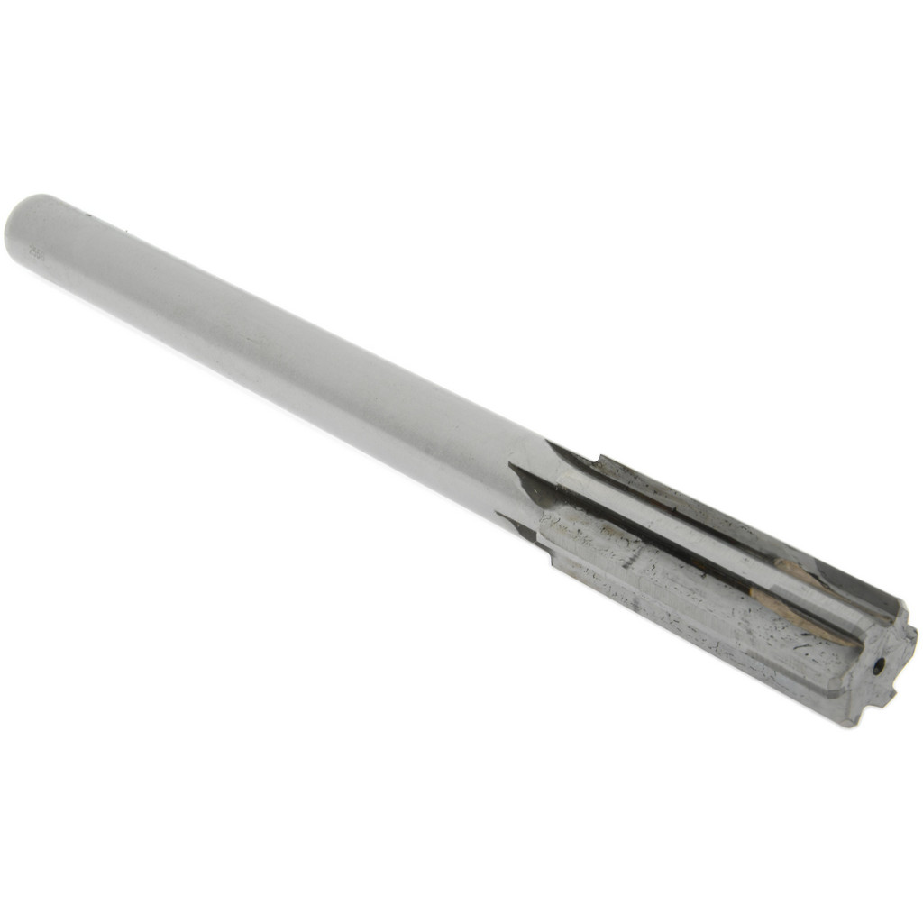 Made in USA 24008906 Chucking Reamer: 57/64" Dia, 10" OAL, 2-5/8" Flute Length, Straight Shank, Solid Carbide Image
