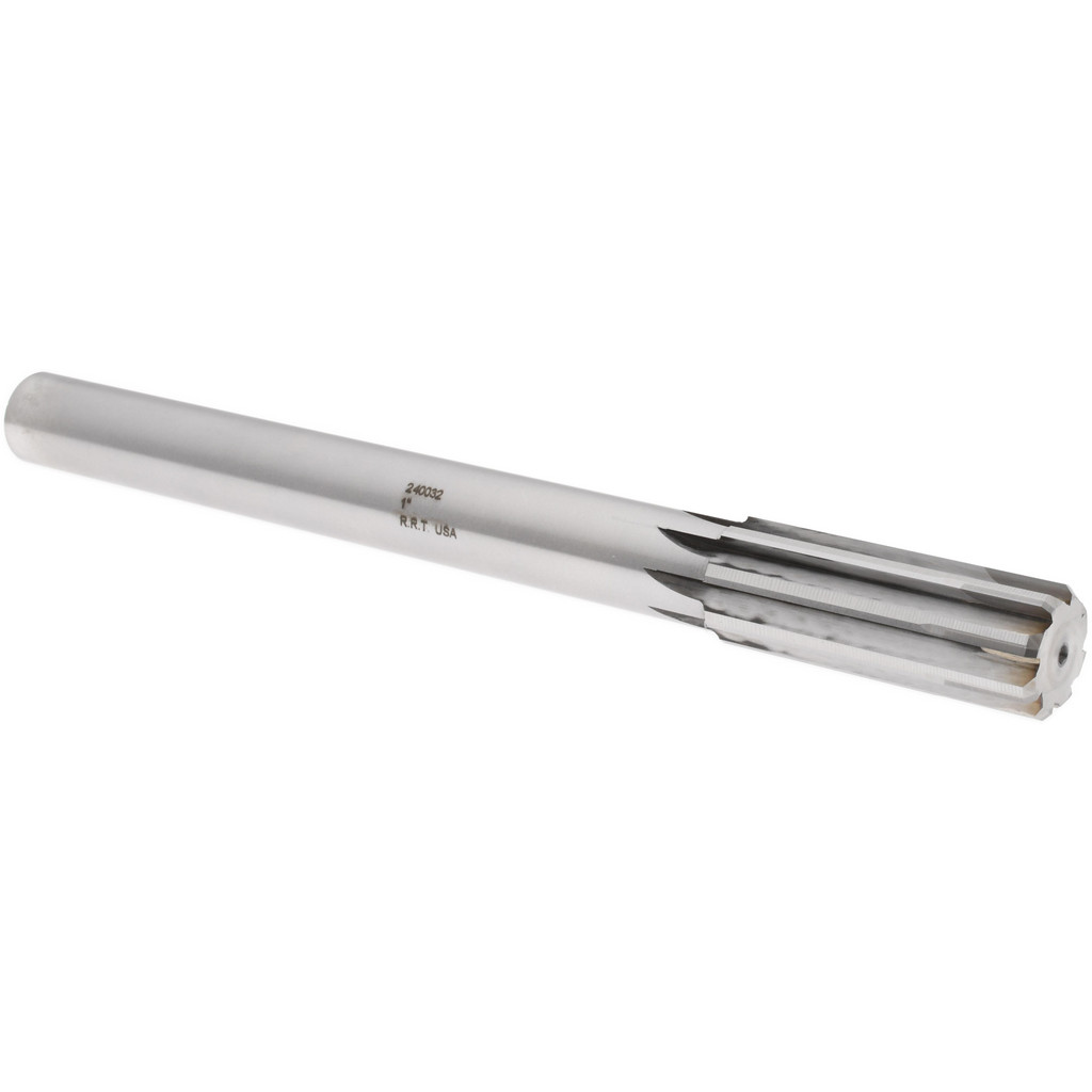 Made in USA 240032 Chucking Reamer: 1" Dia, 10-1/2" OAL, 2-3/4" Flute Length, Straight Shank, Solid Carbide Image