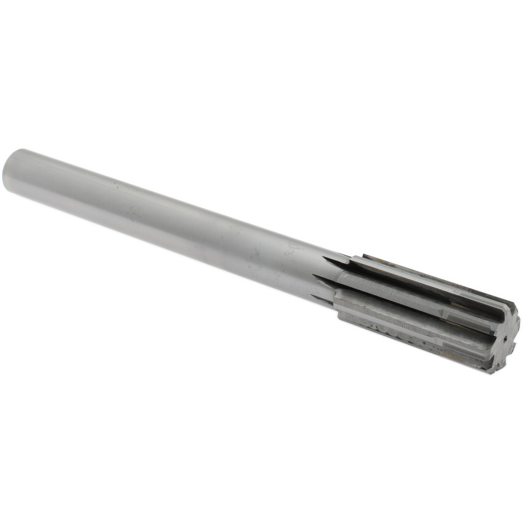 Made in USA 240040 Chucking Reamer: 1-1/4" Dia, 11-1/2" OAL, 3" Flute Length, Straight Shank, Solid Carbide Image