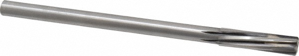 Made in USA 242016 Chucking Reamer: 1/2" Dia, 8" OAL, 2" Flute Length, Straight Shank, Solid Carbide Image