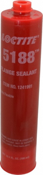 Joint Sealant: 300 mL Cartridge, Red, Polyurethane - -65 to 300 &deg; F Operating Temp