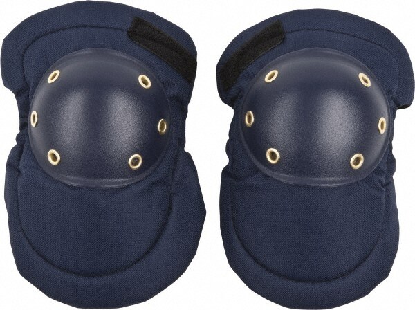 Knee Pad: 2 Strap, Plastic Cap, Hook & Loop Closure, Universal