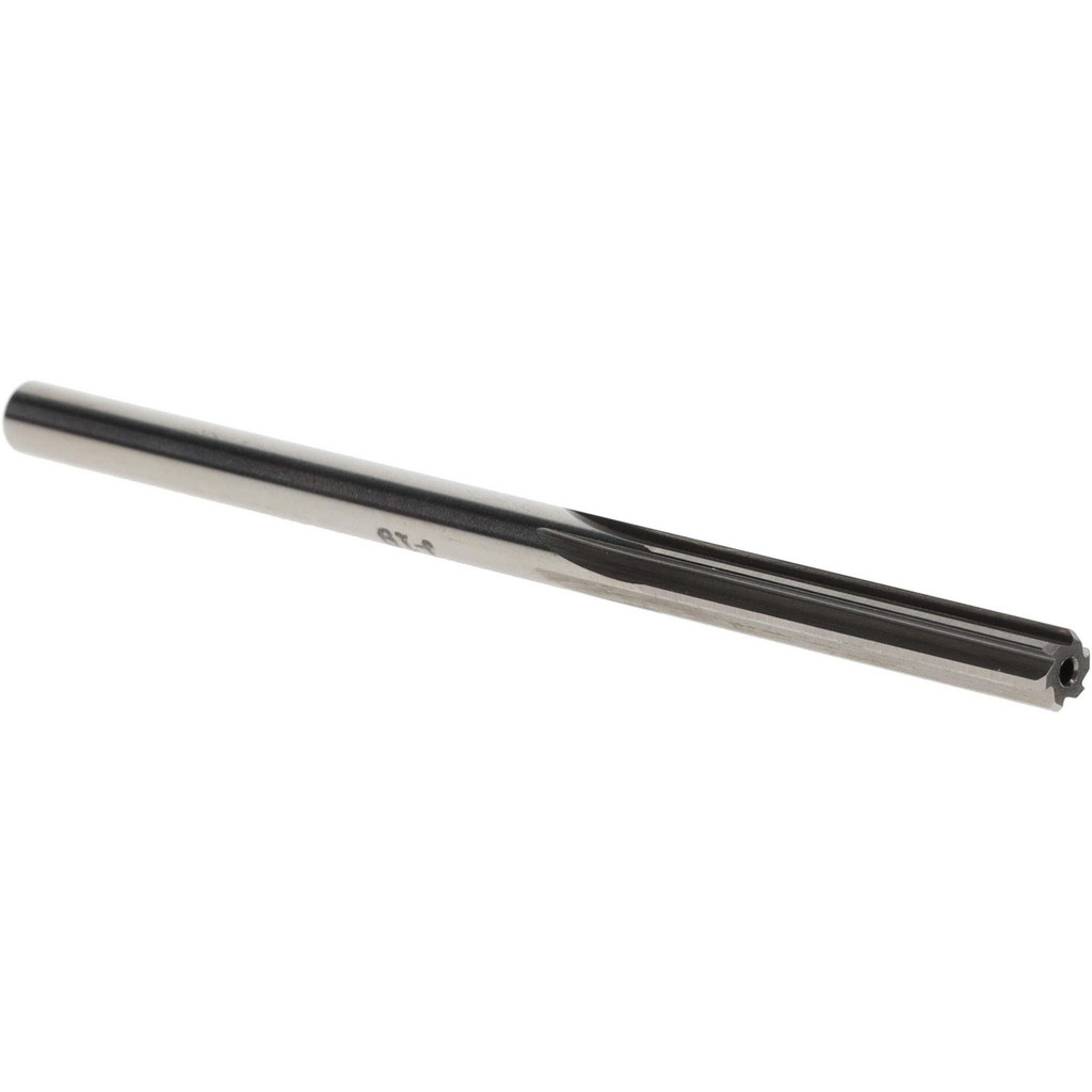 Made in USA 333-0.2090 Chucking Reamer: 0.209" Dia, 3-3/4" OAL, 1-1/4" Flute Length, Straight Shank, High Speed Steel Image