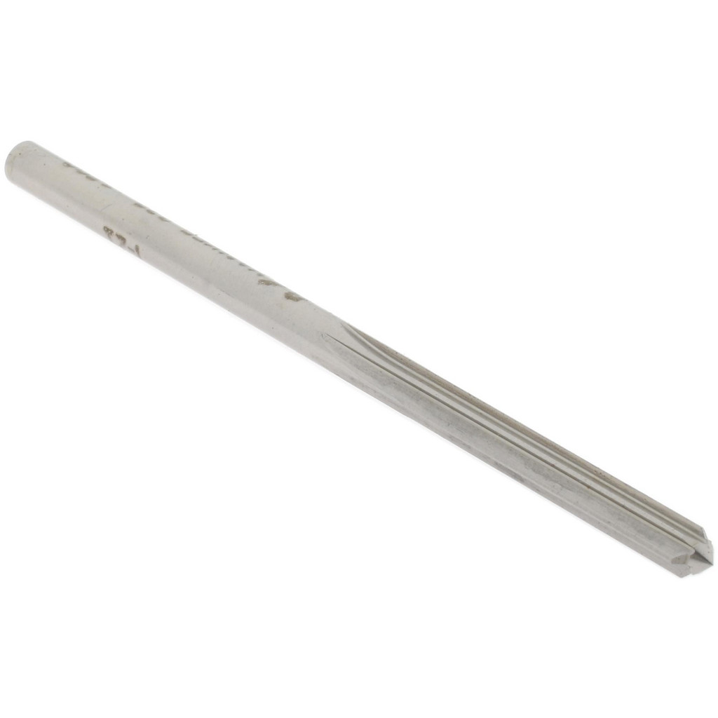 Made in USA 333-0.1730 Chucking Reamer: 0.173" Dia, 3-3/8" OAL, 1-1/8" Flute Length, Straight Shank, High Speed Steel Image
