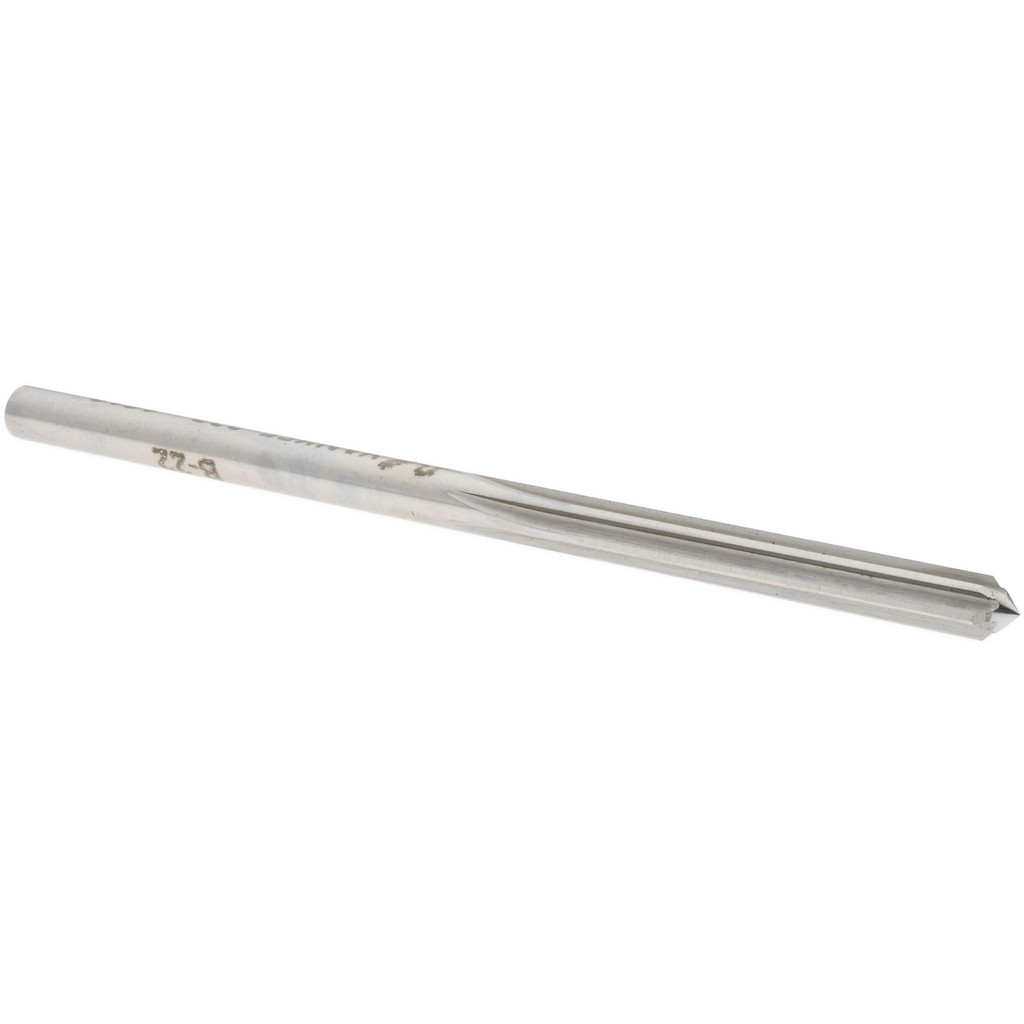 Made in USA 333-0.1610 Chucking Reamer: 0.161" Dia, 3-1/4" OAL, 1-1/8" Flute Length, Straight Shank, High Speed Steel Image