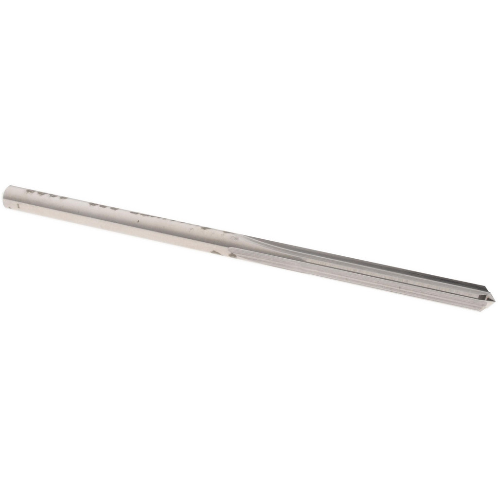 Made in USA 333-0.1285 Chucking Reamer: 0.1285" Dia, 2-3/4" OAL, 7/8" Flute Length, Straight Shank, High Speed Steel Image