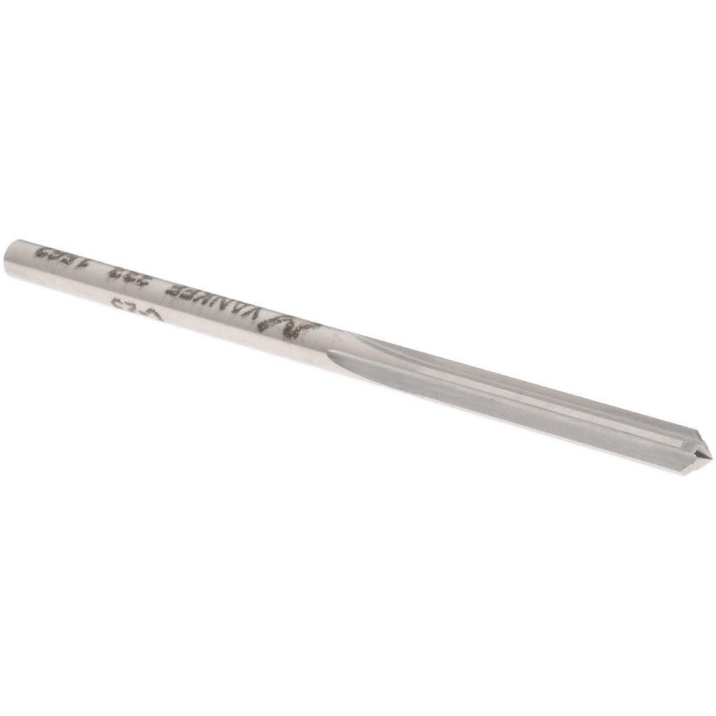 Made in USA 333-0.1562 Chucking Reamer: 5/32" Dia, 3-1/8" OAL, 1" Flute Length, Straight Shank, High Speed Steel Image