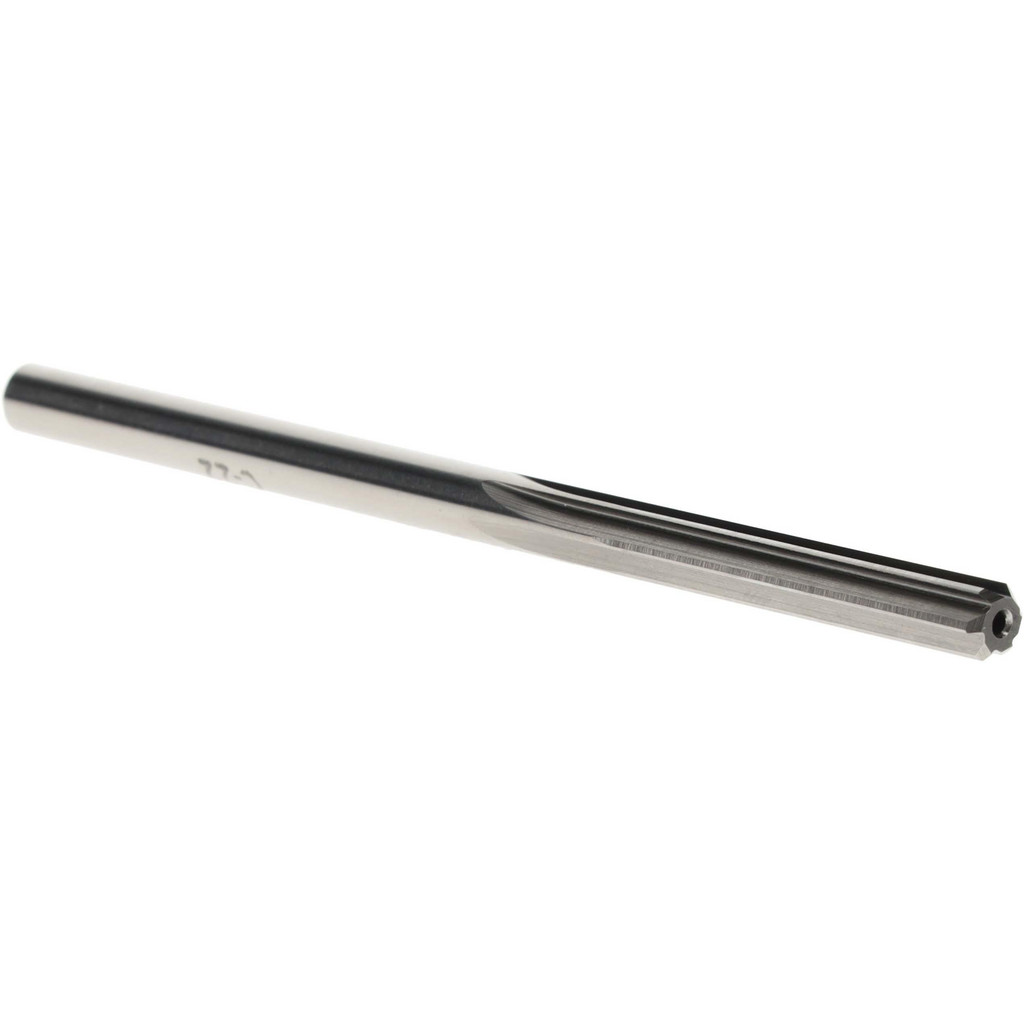 Made in USA 333-0.2031 Chucking Reamer: 13/64" Dia, 3-5/8" OAL, 1-1/4" Flute Length, Straight Shank, High Speed Steel Image