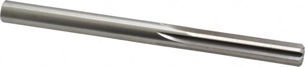 Made in USA 333-0.3750 Chucking Reamer: 3/8" Dia, 5" OAL, 1-3/4" Flute Length, Straight Shank, High Speed Steel Image