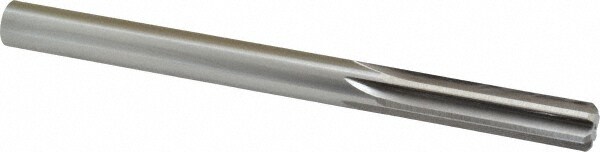 Made in USA 333-0.4375 Chucking Reamer: 7/16" Dia, 5-1/2" OAL, 1-3/4" Flute Length, Straight Shank, High Speed Steel Image