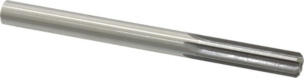 Made in USA 333-0.4688 Chucking Reamer: 15/32" Dia, 5-3/4" OAL, 1-3/4" Flute Length, Straight Shank, High Speed Steel Image