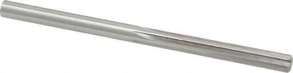 Made in USA 333-0.2460 Chucking Reamer: 0.246" Dia, 4" OAL, 1-1/2" Flute Length, Straight Shank, High Speed Steel Image