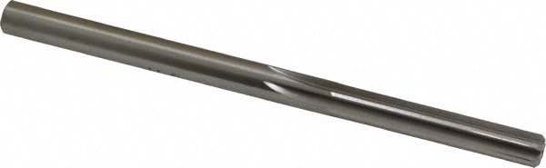 Made in USA 333-0.2610 Chucking Reamer: 0.261" Dia, 4-1/8" OAL, 1-1/2" Flute Length, Straight Shank, High Speed Steel Image