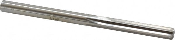 Made in USA 333-0.2950 Chucking Reamer: 0.295" Dia, 4-3/8" OAL, 1-1/2" Flute Length, Straight Shank, High Speed Steel Image