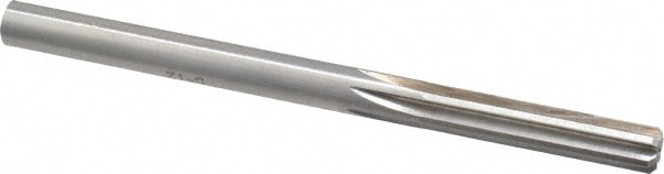 Made in USA 333-0.3160 Chucking Reamer: 0.316" Dia, 4-1/2" OAL, 1-1/2" Flute Length, Straight Shank, High Speed Steel Image