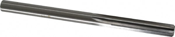 Made in USA 333-0.3230 Chucking Reamer: 0.323" Dia, 4-5/8" OAL, 1-1/2" Flute Length, Straight Shank, High Speed Steel Image