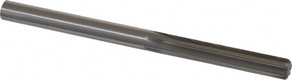 Made in USA 333-0.3320 Chucking Reamer: 0.332" Dia, 4-3/4" OAL, 1-1/2" Flute Length, Straight Shank, High Speed Steel Image