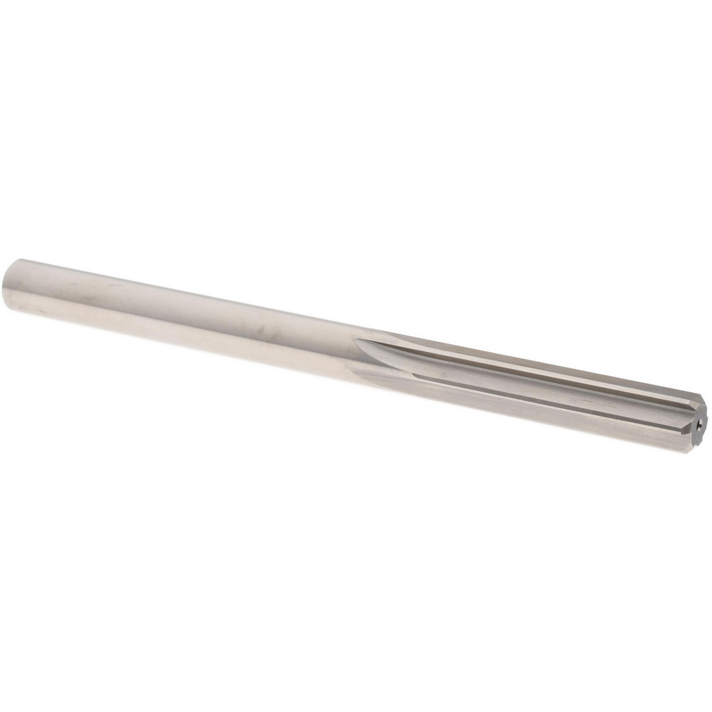 Made in USA 333-0.3580 Chucking Reamer: 0.358" Dia, 4-7/8" OAL, 1-3/4" Flute Length, Straight Shank, High Speed Steel Image